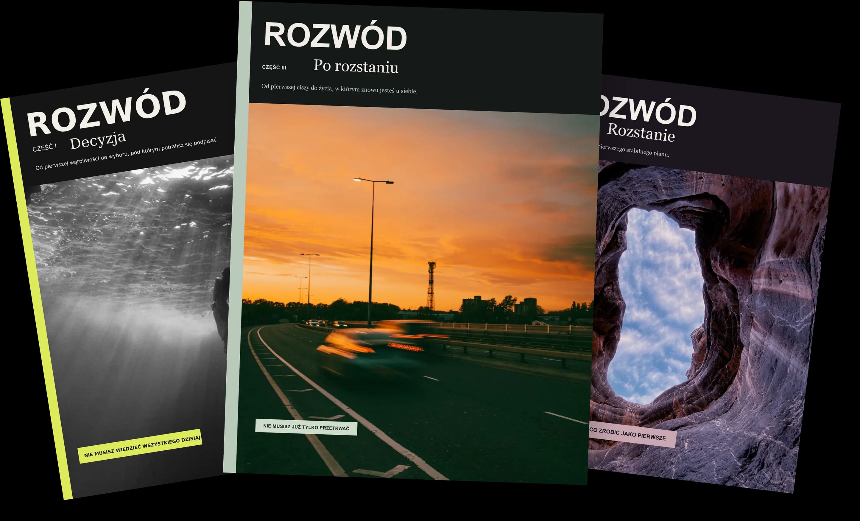 Pakiet: Rozwód Część I, II i III razem